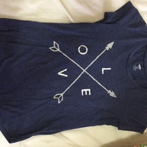 Navy Blue “Love” shirt